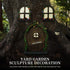 Fairy Garden Accessories Yard Garden Sculpture Decoration Gnome Home Window and Door with lamp Decoration for Trees...