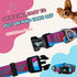 Jacquard Dog Collar, Adjustable Pet Dog Collar for Medium Dogs with Quick Release Buckle, Durable Breathable &Fade Resistant Dog Collar for Medium...