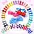 50 Pcs Dog Hair Bows with Clips Puppy Dog Small Bowknot Cute Handmade Small Dog Accessories Pet Grooming Products for Doggies Cat Rabbit Kitten, C...