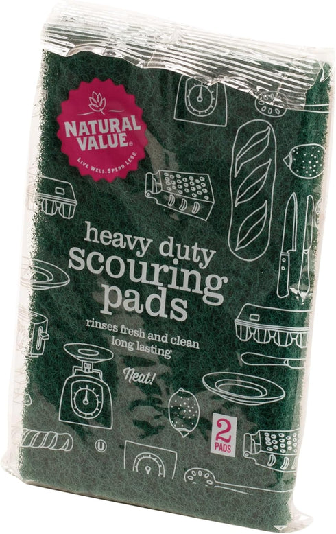 Natural Value Scouring Pads 2ct 4pk...