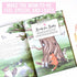 Hadley Designs 25 Books For Baby Shower Request Cards - Pink Baby Shower Invitation Inserts, Guest Book Alternative, Bring A Book Instead Of A Car...