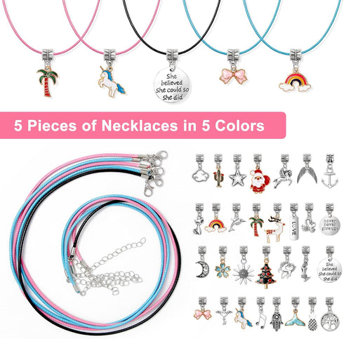 Siligar 121pcs Charm Bracelet Making Kit, DIY Bracelet Bead Jewelry Making Kit Crafts Christmas Gifts Bracelets for DIY Craft for Girls 8-12...