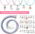 Siligar 121pcs Charm Bracelet Making Kit, DIY Bracelet Bead Jewelry Making Kit Crafts Christmas Gifts Bracelets for DIY Craft for Girls 8-12...