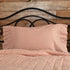 VHC Brands Sawyer Mill Ticking Striped Cotton Farmhouse Standard Bedding Accessory, Pillowcase Set 21x30, Red Country...
