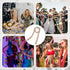 Surblue Women Sequins Neck Tie Scarf Sparkling Metallic Neckerchief for Evening Party Dresses Wedding Party...