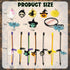 Kockuu 21pcs Fidget Zipper Bracelets for Kids - Glow in the Dark Party Favors & Sensory Stress Slap Bracelets - Bulk Halloween Goodie Bag Filler...