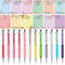 24 Pcs Biblical Sticky Notes Christian Stylus Ballpoint Pens Bible Verse Pens 3 x 4 Inch Religious Sticky Note Pads with Pen Set for Reminders Stu...