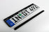 Standard Black Euro License Plate Holder - Universal Mounting Frame/Bracket...