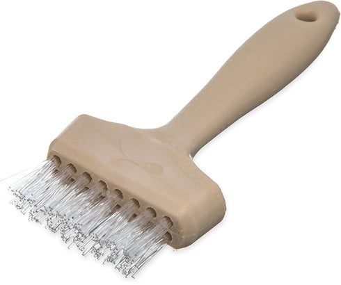 Carlisle FoodService Products 4011400 Wide Waffle Iron Brush, 3", Teflon...