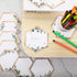 60 Pcs Simply Boho Hexagons Cutouts Hexagon Cutout Simply Boho Classroom Decor Assorted Greenery and Wood Grain 6 Sided Bulletin Board Decorations...