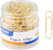 Paper Clips, 300-Count, Paperclips, Paper Clip, Gold Paper Clips, 1.1 Inch (28mm) Small Paper Clips...