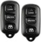 2X Key Fob Replacement for 1999 2000 2001 2002 2003 2004 2005 2006 2007 2008 2009 Toyota Sequoia 4Runner Keyless Entry Remote Remote Control, 3-Bu...
