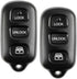 2X Key Fob Replacement for 1999 2000 2001 2002 2003 2004 2005 2006 2007 2008 2009 Toyota Sequoia 4Runner Keyless Entry Remote Remote Control, 3-Bu...