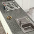 Dark Gray Terrazzo Contact Paper 78.8" X 16"Terrazzo Wallpaper for Bathroom Granite Countertop Peel and Stick Contact Paper for Desk Top Vinyl...