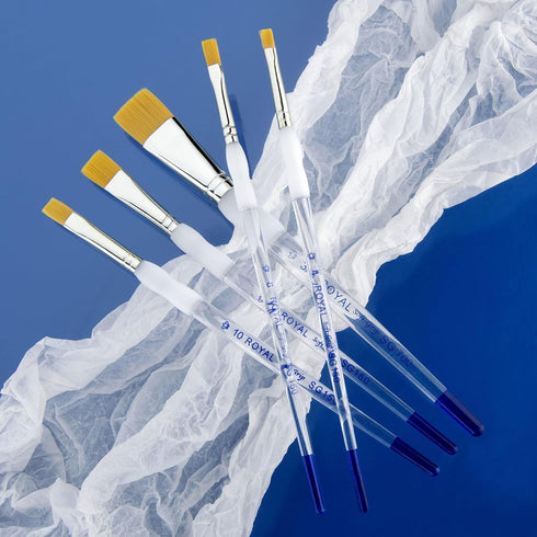 Royal & Langnickel SG-304 5 Piece Flat Brush Set...