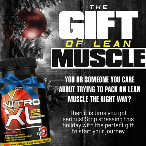 | Nitric Oxide Bodybuilding Supplement – with L-Arginine | Build Muscle Mass – Get Ripped – Boost Performance – Increase Endurance & Stamina – Int...