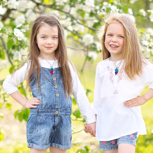 2 Pieces Half Heart Bff Necklace Friendship Necklace for Friend Birthday Party...