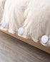 Duvet Pin Duvet Clips 16 Sets,Duvet Button Fasteners with Soft Fabric Material for Quilt, Cushions, Curtains(White)...