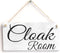 Meijiafei Cloak Room - Shabby Chic Gift Sign Plaque 10" x 5"...
