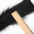 2 Inches Wide Christmas Faux Fur Ribbon Trim Fabric Roll for Christmas Tree Decor or Wreath Bows Craft, 3 Yards Long (Black,2 Inch)...