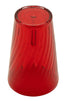 G.E.T. 2216-1-R-EC Tahiti Shatterproof BPA-Free Plastic Tumblers, 16 Ounce, Red (Set of 4)...