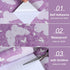 Purple Butterfly Floral Wallpaper Peel and Stick Violet Flower Wallpaper Removable Temporary DIY Contact Paper for Cabinet Drawer Bedroom Girls Ro...