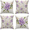 Spring Summer Pillow Covers 18x18 Inch Set of 4, Rhododendron Flower Plant Throw Pillows Case, Seasonal Floral Outdoor Decorative Square Linen Far...