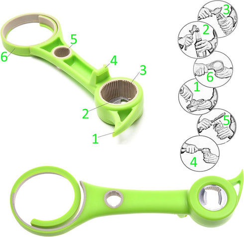 6 in 1 Multi Function Can/bottle Opener...