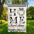 Avezano Home Sweet Home Yard Flag Greenery Floral Garden Flag Housewarming Home Decor Rustic Wooden Floor Theme Outdoor Decorations Garden Flags 1...