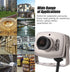 Mini CCTV Security Camera, Wired CCTV Camera, 6LED Wired CMOS Digital Video Camera, PAL NTSC, for Home Office (NTSC Format (Shipped with a Note)),...
