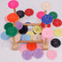 YAKA 50Pcs 1.5inch(38mm) Sewing Resin Buttons Round Shape 4 Holes Craft Buttons for Sewing Scrapbooking and DIY Craft Multicolored...