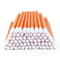 2.8" Cleaning Polyester Swabs (100 pcs, Orange, Length/Swab Head Width=72 mm/3.7 mm, Round Head) Tiny Knitted Polyester Lint-Free Swabs General Pu...
