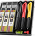 Nicpro 3 Pack Carpenter Pencil Set with Sharpener & Finger Grip, Mechanical Woodworking Pencils with 39 Refills (Red, Black, Yellow), Deep Hole Ma...
