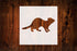 4-Inch Ferret Style Design Stencil, Reusable Mylar Cutout, for Sign Art, Crafts & DIY Projects...