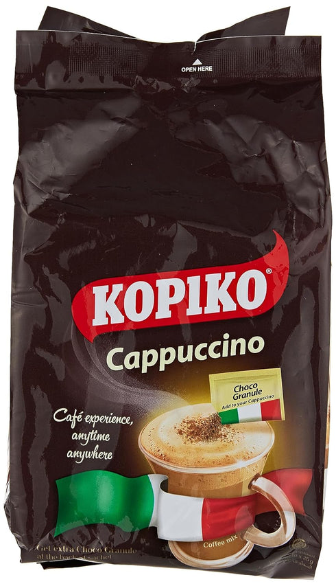 Kopiko Kopiccino with Choco Granule - Instant Cappuccino flavor coffee (10 sachets)...