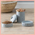 Park Life Ceramic Pet Bowls – Food Water Bowls for Dogs and Cats - Cute Pet Bowl for Small Medium and Large Size Dogs and Cats - Puppy Bowls (Smal...
