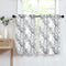 FMFUNCTEX White Black Kitchen Curtains for Bathroom Tree Branch Print Small Tier Curtains 22" x 24" Cafe Curtain Set, 2 Panels...