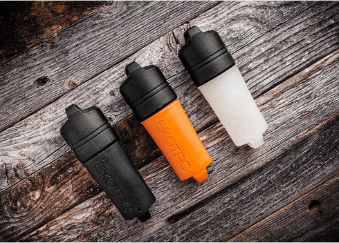 Exotac fireSLEEVE Waterproof Floating Lighter Case (Lighter Not Included) with Gas-Lock Strap for Thumb-Free Operation, Molded TPE Body for Flexib...