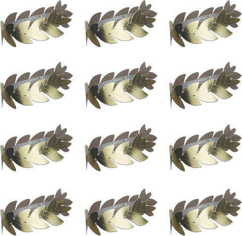 Beistle S66648AZ12 Foil Roman Laurel Wreaths 12 Piece, OSFM, Gold...