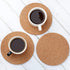 Boao 6 Pcs 6 Inch Round Absorbent Cork Coasters Wooden Cork Plant Coasters for Home, Drinks Coffee Table Dining Wooden Table Desk...