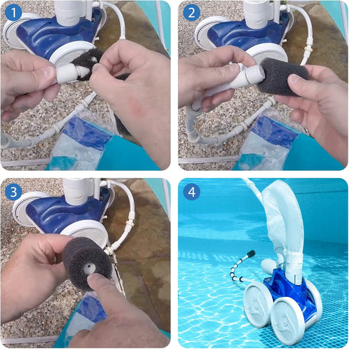 for Polaris Pool Cleaner Parts,Tail Sweep with Scrubber Replacement Part Fit for Polaris 3900 Sport, 380, 360, 280, and 180 Pool Cleaners...