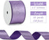 Lavender Glitter Wired Ribbon 2.5 Inch x 10 Yard Purple Easter Wired Ribbon for Wreaths and Bows, Crafts and Floral Supply, Lilac Spring Ribbon, S...