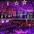 SANJICHA Purple Extra-Long 66FT 200 LED Halloween Lights for Indoor/Outdoor, Super Bright 8 Lighting Modes Plug in String Lights for Halloween Dec...