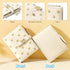 YINHEXI Women's Wallet, Faux Leather, Off White, Water Resistant, 5 Card Slots, 1 Cash Slot, 1 ID Window, 1 Zipper Coin Pocket, Portable, Fashiona...