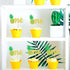 Ercadio 24 Pack Pineapple One Cupcake Toppers Glitter Pineapple 1st Birthday Cupcake Picks Hawaii Luau Tropical Cupcake Decors Summer Theme Baby S...