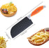Crinkle Cutter for Veggies, VITUER Crinkle Cut Knife for French Fry, Vegetable, Potato, Cucumber, Carrot and Fruit, Stainless Steel Wave Fries Cut...