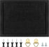 Cork Board Bulletin Board, 11" X 8" Cork Boards for Walls with Pins, Eye Bolts, gaskets, Screws, Pin Board for Office, School and Home (BK,22 * 30...