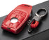 Vitodeco Genuine Leather Smart Key Fob Case with Leather Key Strap Compatible for Mercedes-Benz A, C, E, S, CLA, CLS, GLA, GLB, GLC, GLE, GLS, G G...