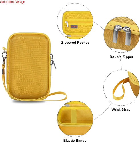 Camera Carrying Case for Canon PowerShot G7 X / G7 X Mark II / G7 X Mark III / G9 X mark III Digital 4K Vlogging Camera, Video Streaming Camera Tr...