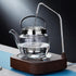 Unbreakable Glass Teapot with Infuser and Lid 1200ml/42.2oz,Heat Resistant Borosilicate Glass Tea Kettle for Blooming Loose Leaf Tea,Mike,Coffee,S...